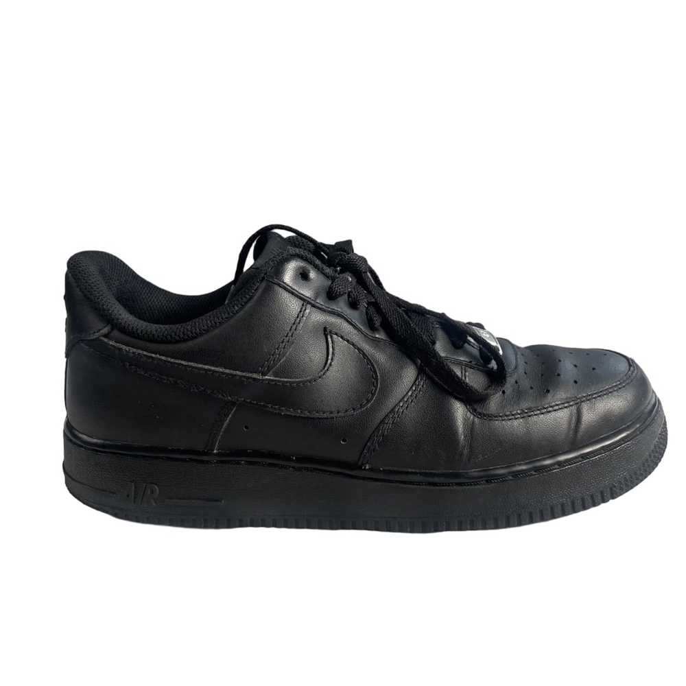 Nike Air Force 1 07 Low Triple Black 315122-001 Men 8 Women 9.5 AF1